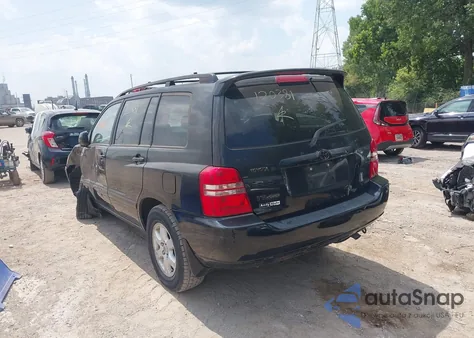2003 Toyota Highlander Limited V6 from USA, damaged, VIN JTEHF21A530120381